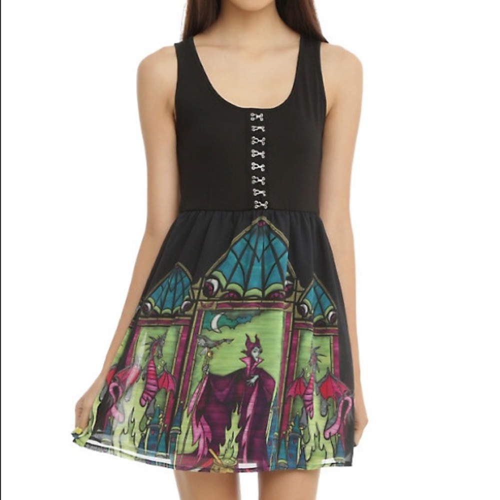 💚🖤💜 Disney Hot Topic Maleficent Dress! 💜🖤💚